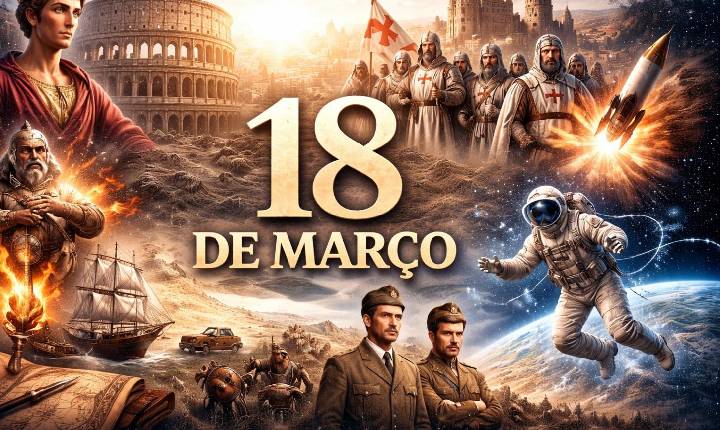 18 de março na história: De impérios antigos à exploração espacial, a data reúne marcos globais