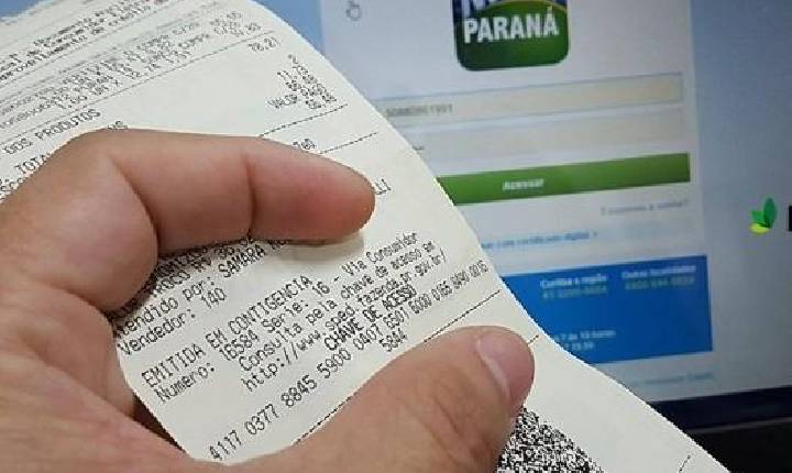 2,8 milhões de consumidores já podem consultar os bilhetes do Nota Paraná de fevereiro