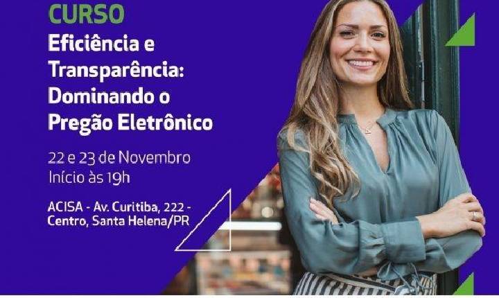 Acisa e Sebrae promovem curso sobre processos licitatórios