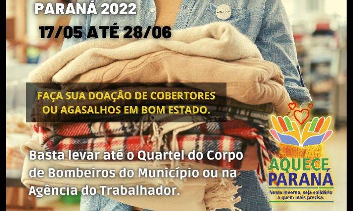 Arrecadação de roupas da Campanha 