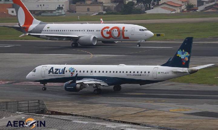 Azul e Gol anunciam 14 novos voos saindo do Paraná nos próximos meses