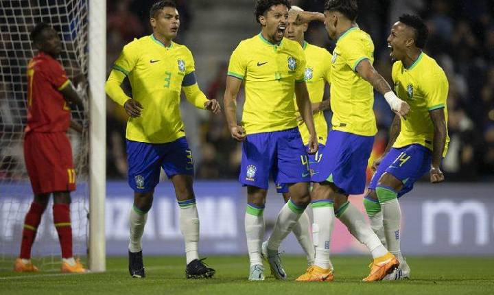 Brasil vence Gana por 3 a 0 no penúltimo jogo antes da Copa do Mundo 2022