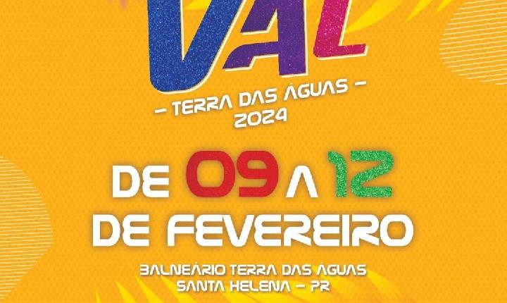 Carnaval no Balneário Terra das Águas tem atrações definidas