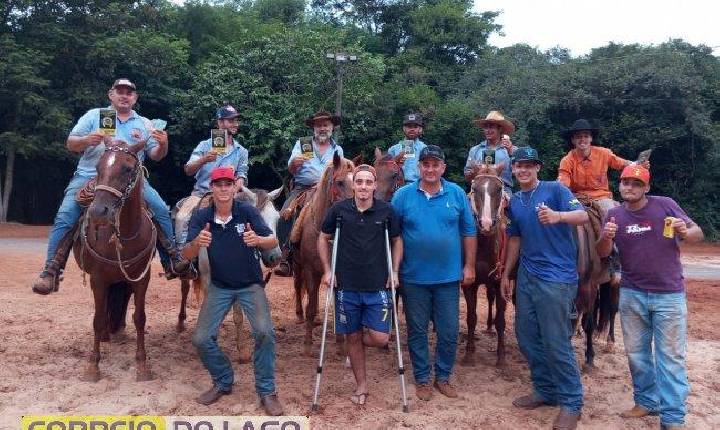 Clube Amigos do Cavalo de Santa Helena vai bem em competição de laço