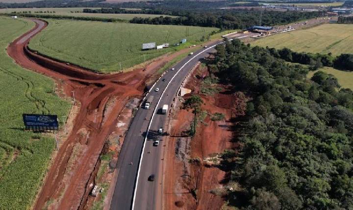 Com viadutos prontos, duplicação da BR-277 em Cascavel chega a 70,8% de execução