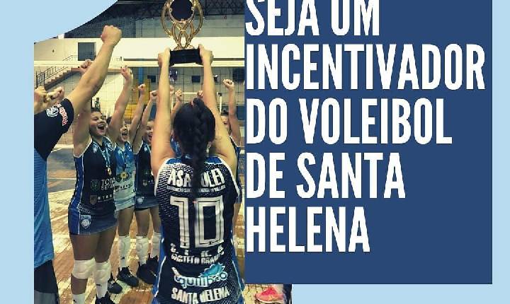 Contribuintes podem doar parte de imposto a associação vôlei de Santa Helena