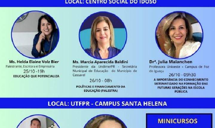 Desafios e perspectivas é tema do primeiro Seminário de Educação e Práticas Docentes em Santa Helena