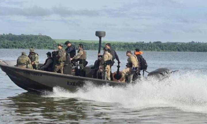 Força Tarefa realiza nova série de destruições de portos clandestinos no Lago de Itaipu