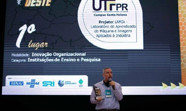 Laboratório da UTFPR Santa Helena é premiado no Inova Oeste 2021