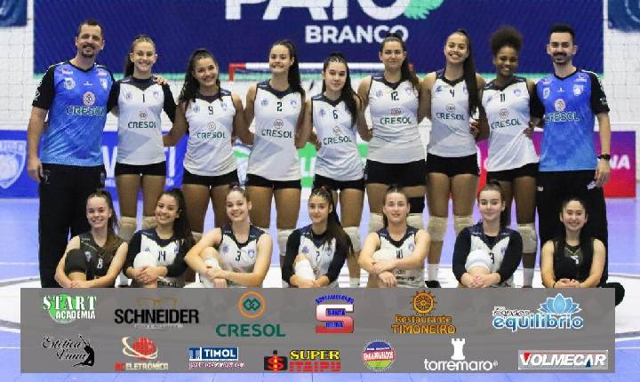 Líder e 100%: Asavolei/Santa Helena faz grande etapa no Paranaense Sub-19 e está classificada para fase final