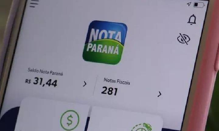 Mais de 1,5 milhão de pessoas tem dinheiro “parado” no Nota Paraná