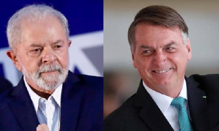 Na primeira pesquisa do segundo turno, Lula tem 51% contra 43% de Bolsonaro