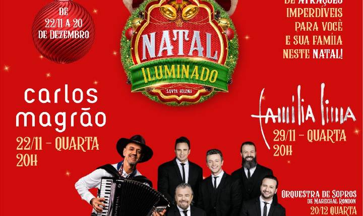 Natal Iluminado tem sua abertura nesta quarta (22)