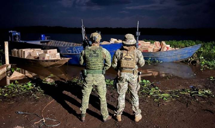 PM registra aumento de 337% nas apreensões de embarcações em fronteiras no 1º quadrimestre