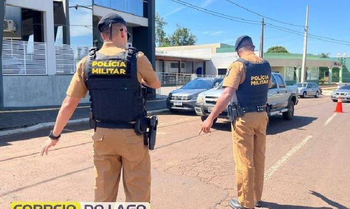 Policia Militar notifica 14 motoristas durante blitz em Santa Helena