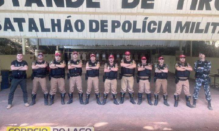 Policiais rodoviários de SH recebem capacitação para o uso de novo armamento