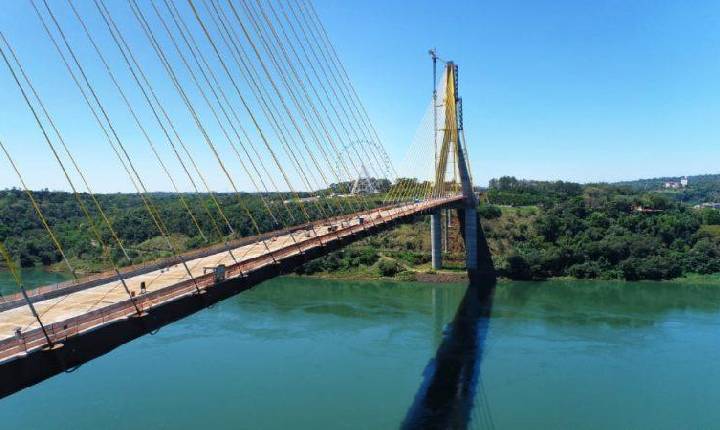 Ponte da Integração Brasil–Paraguai terá teste de carga em novembro