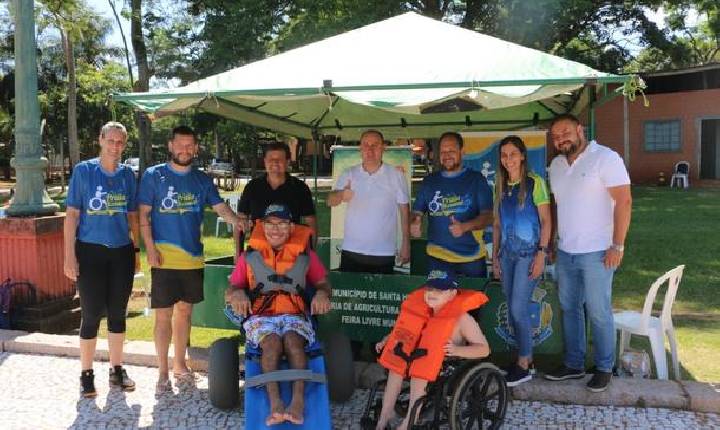 Projeto Praia Acessível do governo do estado foi lançado na praia de Santa Helena