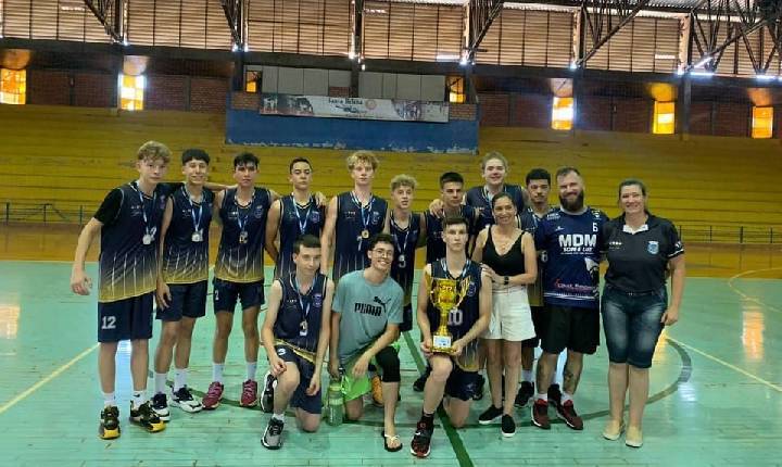 Santa Helena é campeã da 1ª Copa Santa Helena/ABSH Sub-16 de Basquete