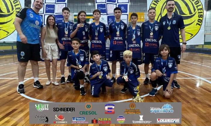 Santa Helena é campeã masculina na 5ª etapa da Copa Lindeiros; Feminino é vice