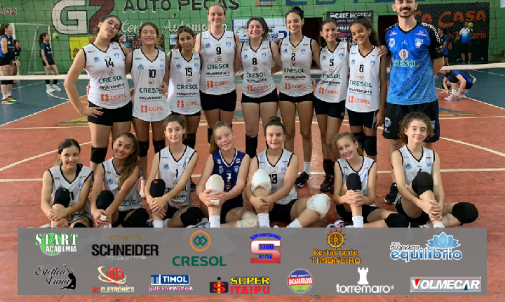 Santa Helena fica vice-campeã de competição de voleibol em Formosa do Oeste