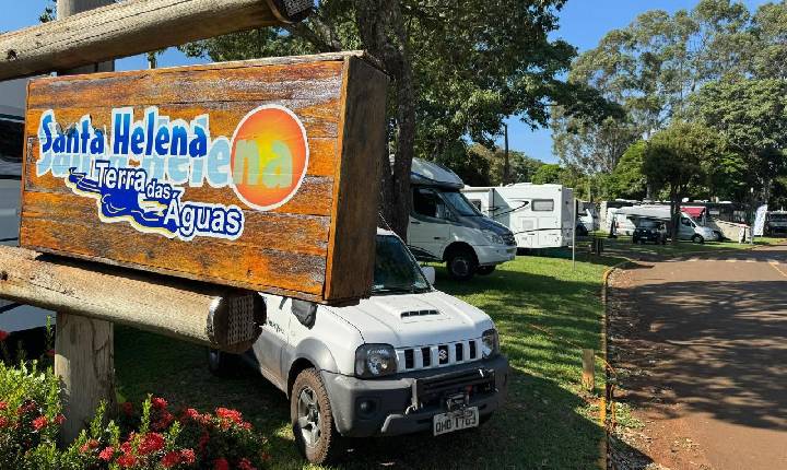 Santa Helena recebeu cerca de 350 Motorhomes durante encontro no Balneário