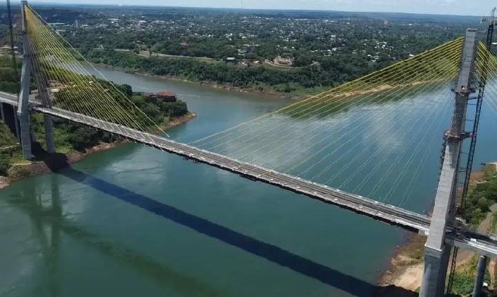 Tráfego parcial de caminhões sobre a Ponte da Integração previsto para abril