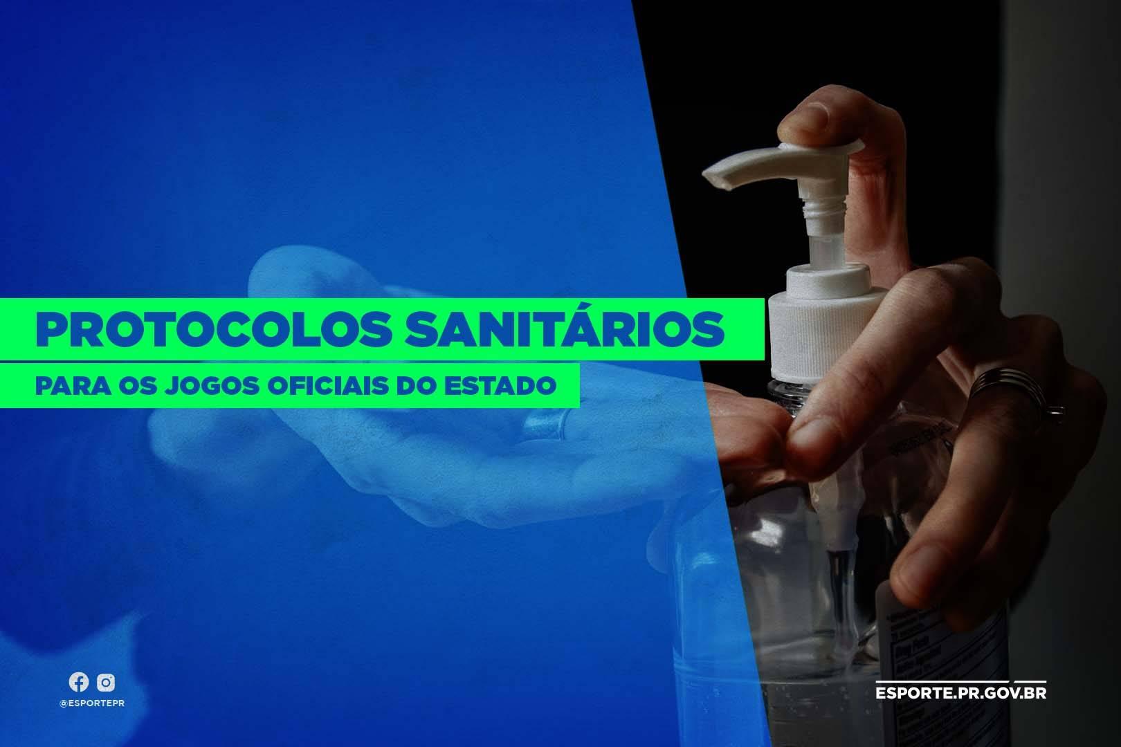 Esporte divulga protocolos sanitários dos jogos oficiais do Paraná
