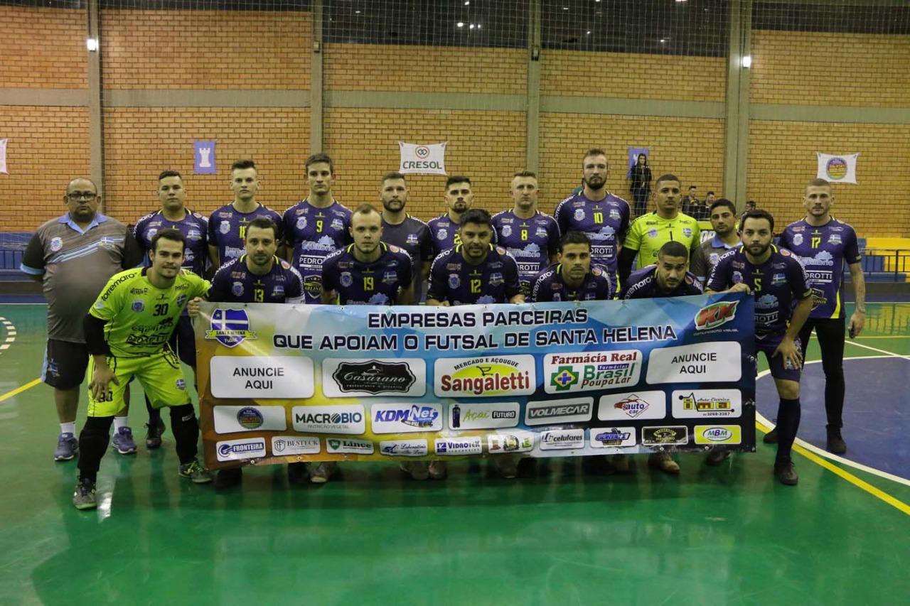 Santa Helena estreia domingo na terceira fase da Taça Bronze de Futsal