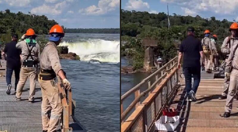 Reconstrução da passarela argentina das Cataratas entra na etapa final