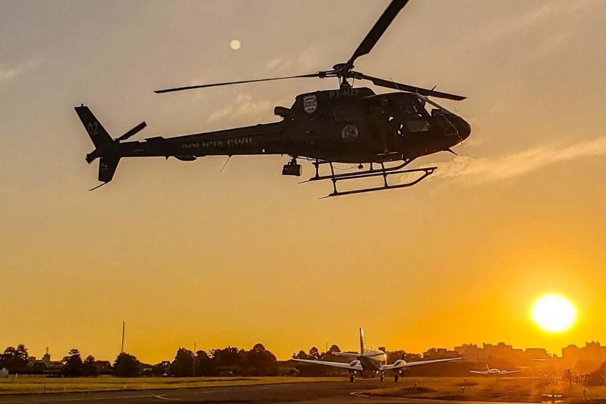 Com reforço operacional, missões aéreas da Polícia Civil aumentaram 39% em 2022