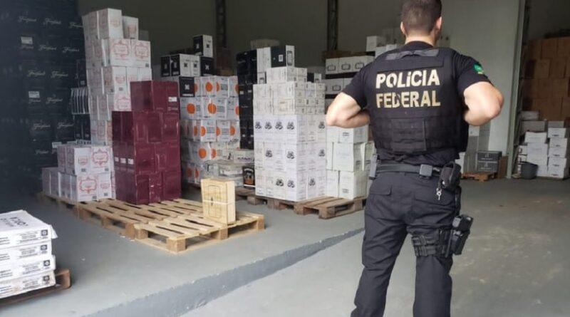 Operação da PF combate descaminho de vinhos argentinos na fronteira