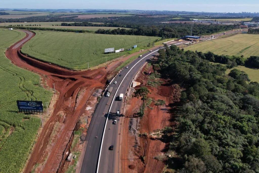 Com viadutos prontos, duplicação da BR-277 em Cascavel chega a 70,8% de execução