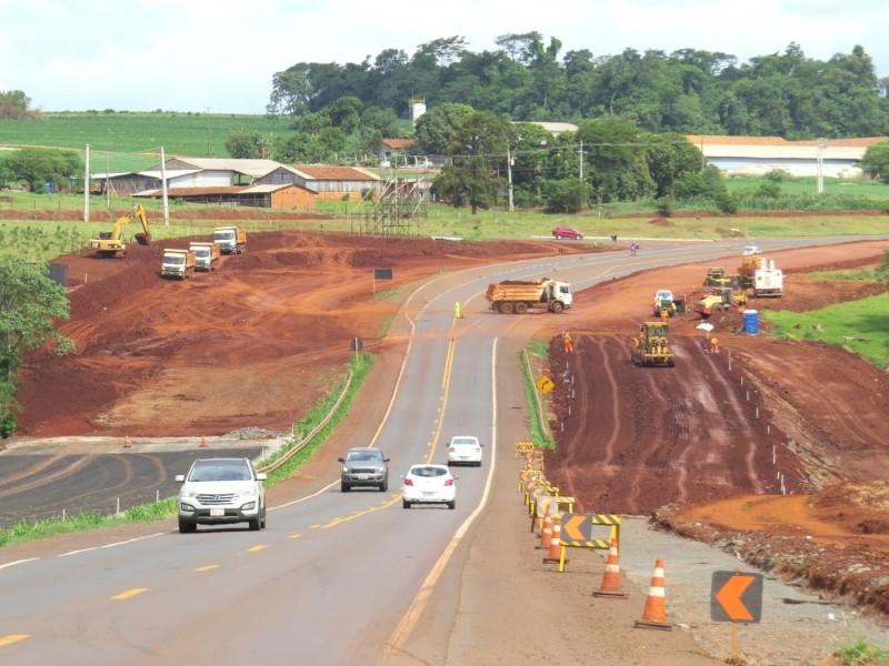 Expectativa é que obras na BR 163, entre Toledo e Marechal, sejam entregues em novembro