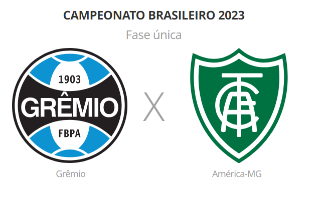 Grêmio x América-MG: onde assistir ao vivo, horário e escalações