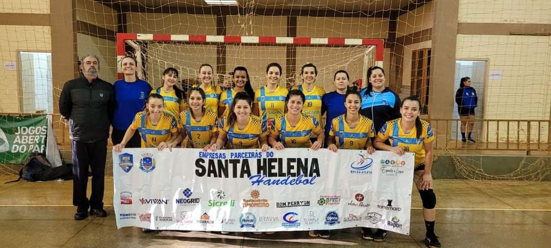 Handebol Feminino de Santa Helena disputa semifinal dos JAP'S neste sábado