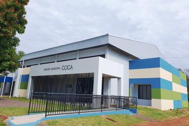 Reinauguração do Ginásio Municipal do CCICA ocorre nesta quinta-feira em Santa Helena