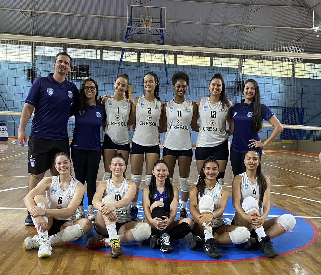 Sem perder nenhum set, Voleibol Feminino de Santa Helena está na final dos Jogos Escolares