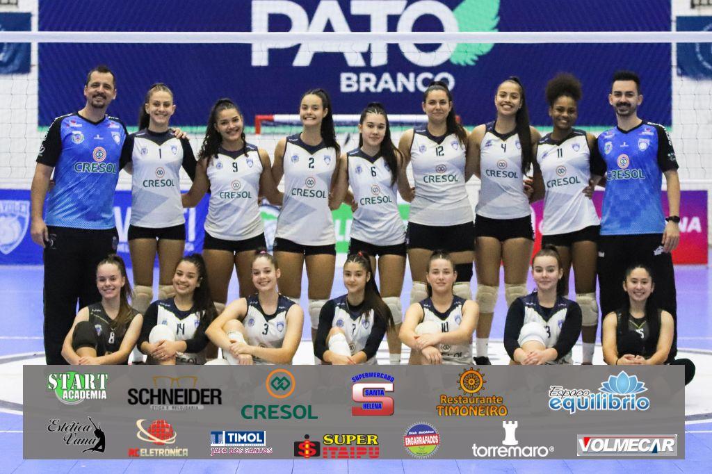 Líder e 100%: Asavolei/Santa Helena faz grande etapa no Paranaense Sub-19 e está classificada para fase final