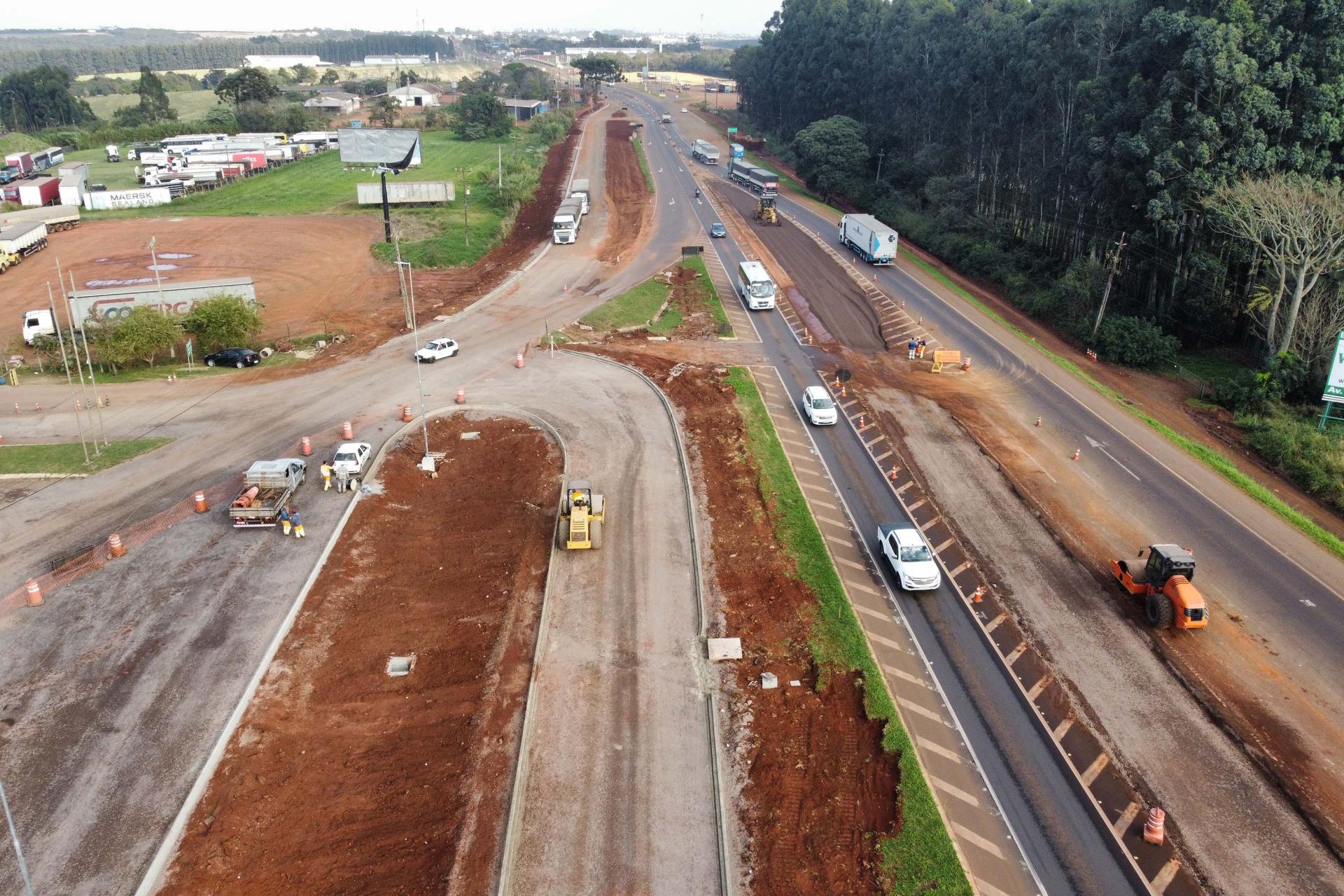 Reta final: obra de duplicação da BR-277 em Cascavel se aproxima de 80%