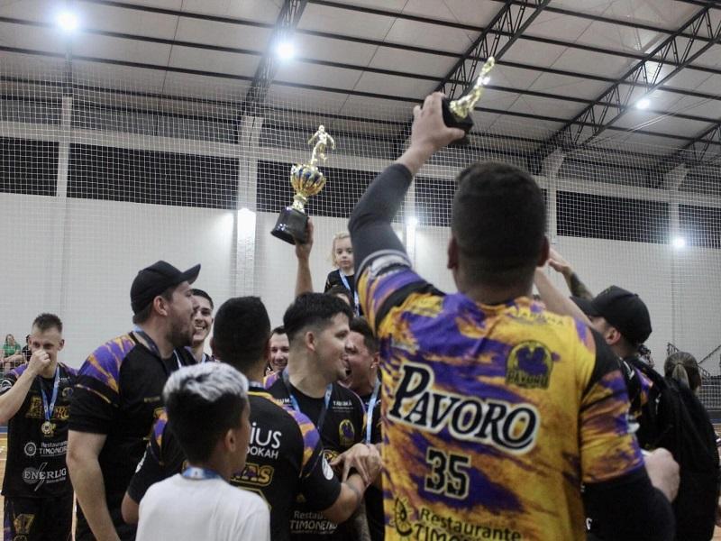 Pavoro é campeão do Citadino de Futsal - 2023 no masculino e feminino em Santa Helena