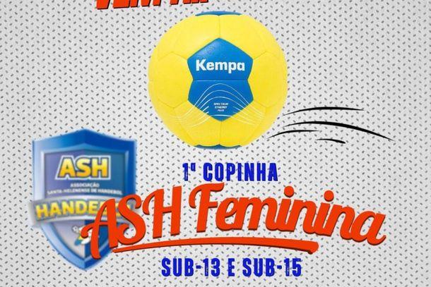 ASH e SMEL realizam 1ª Copinha de Handebol Feminino em SH neste sábado