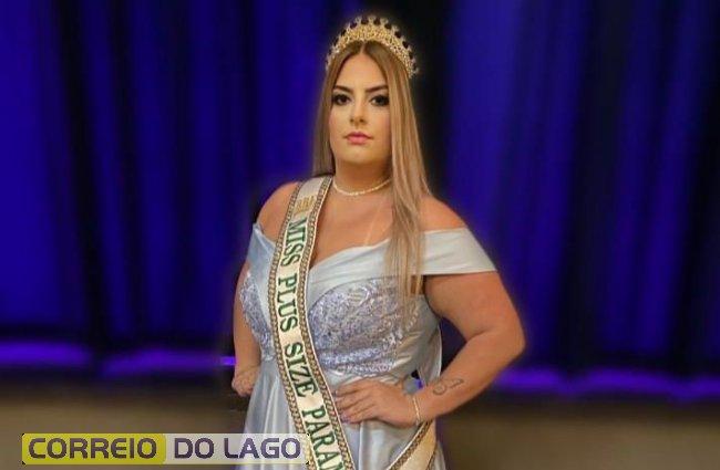 Funcionária pública santa-helenense é Miss Plus Size Paraná 2024 e recebe título em Curitiba