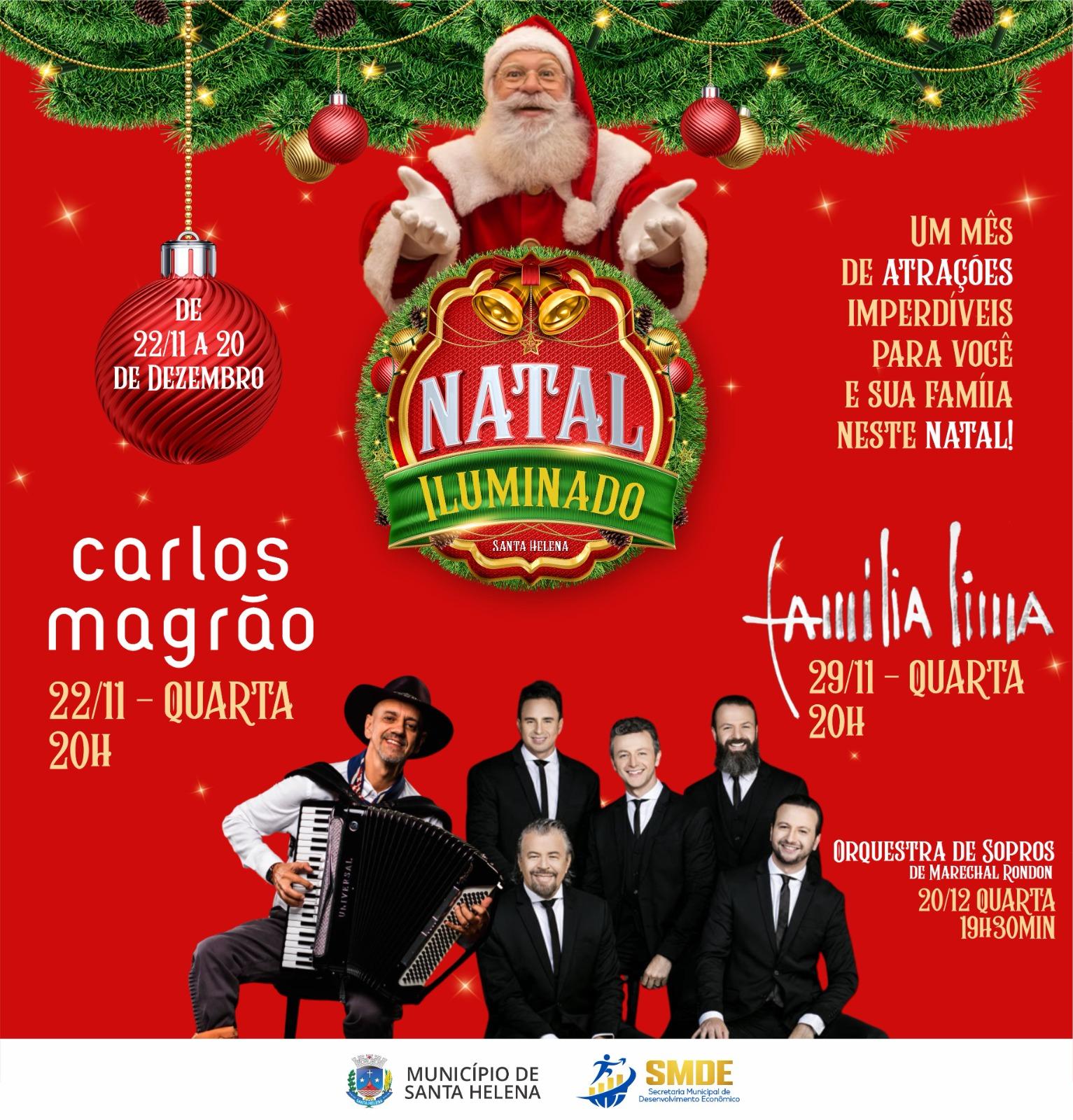 Natal Iluminado tem sua abertura nesta quarta (22)