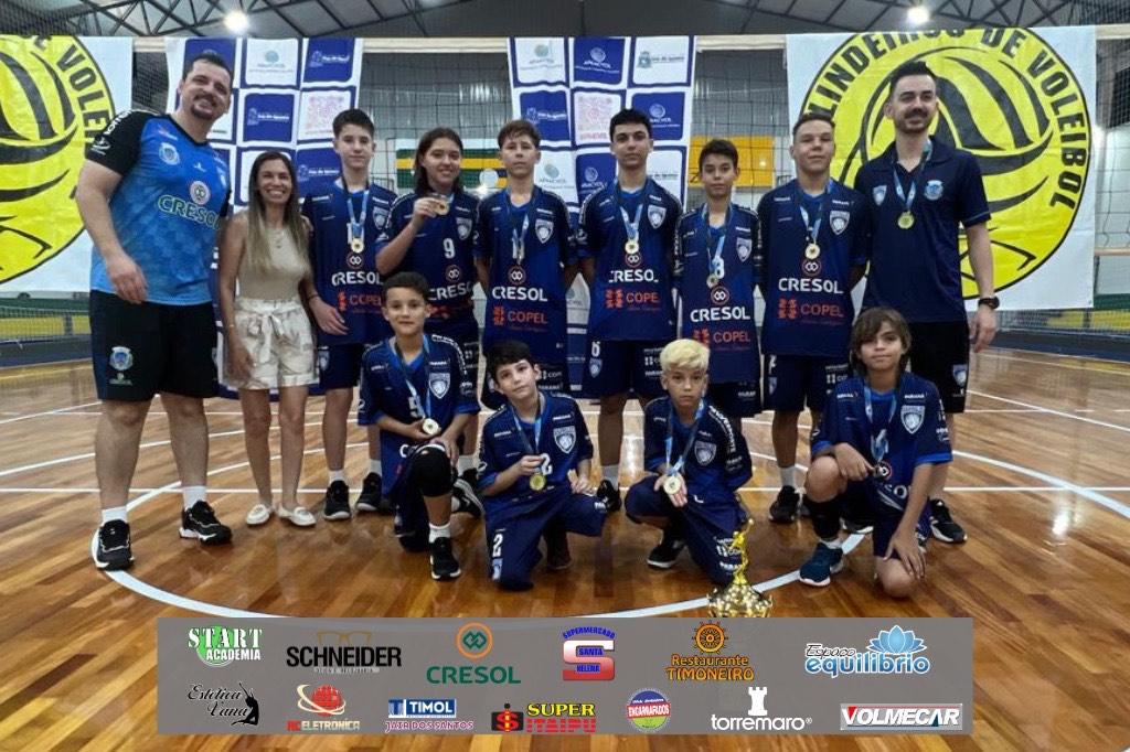 Santa Helena é campeã masculina na 5ª etapa da Copa Lindeiros; Feminino é vice