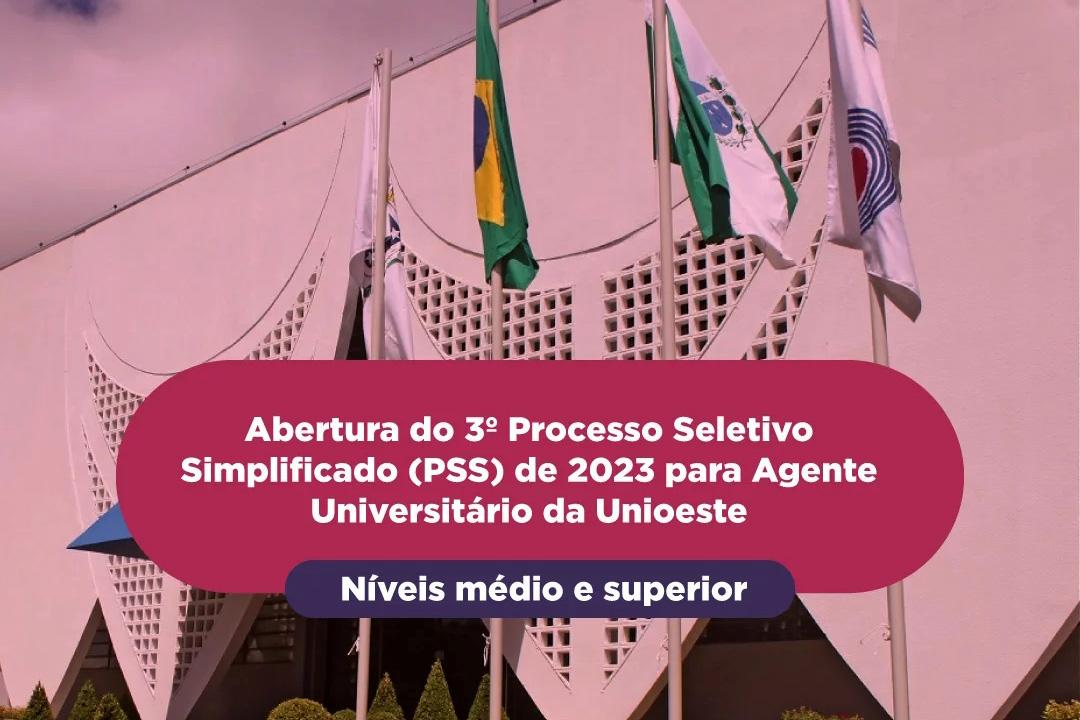 Unioeste abre seleção para 52 vagas de reserva de níveis superior e médio