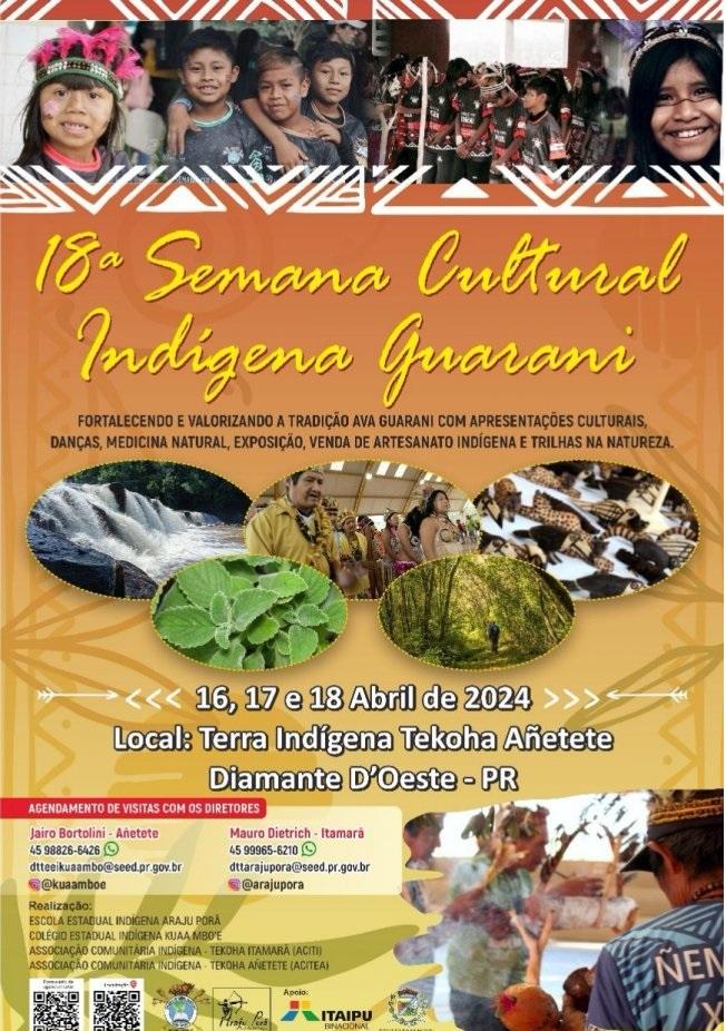 Diamante do Oeste celebra a diversidade na 18ª Semana Cultural Indígena Guarani