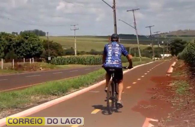 Ciclovia de 37 km está em fase de finalização em Santa Helena