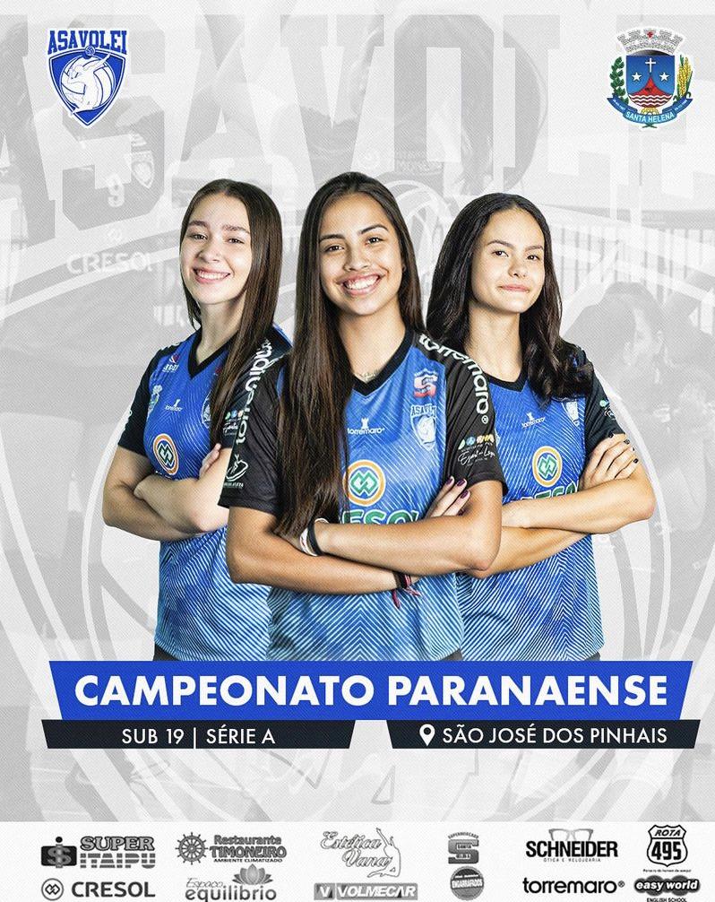 Santa Helena estreia na série A do Paranaense Sub-19 de Voleibol