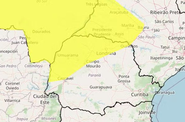 Alerta indica onda de calor para Santa Helena e outras 189 cidades do Paraná